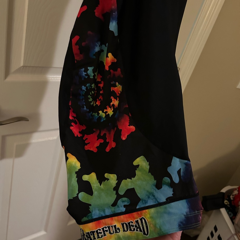Primal Grateful Dead Tie-Dye cycling kit.